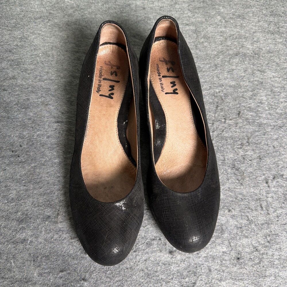 Women's Shoes, FS/NY Zeppa Black Cartizze, Size 6